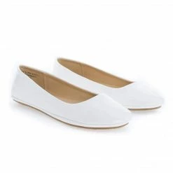 AfarIIS By Soda, Children Girls Round Toe Slip On Ballerina Flats