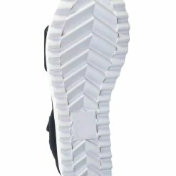 Soda Aster Saw Edge Rubber Outsole Flatform Sandal - Shark Tooth Threaded Outsole