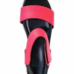Soda Aster Saw Edge Rubber Outsole Flatform Sandal - Shark Tooth Threaded Outsole