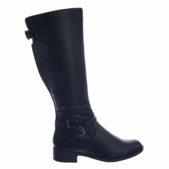 Soda New Bio Equestrian Inspired Fashion Riding Boots W Belt & Zipper Detail