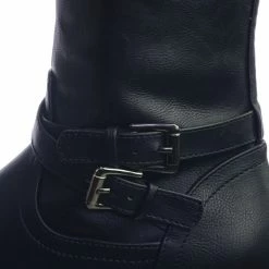 Soda New Bio Equestrian Inspired Fashion Riding Boots W Belt & Zipper Detail