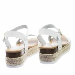Soda New Clip Vintage Espadrille Jute Wrap Flatform Flat Sandal Shark Tooth Eva Outsole