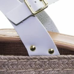 Soda New Clip Vintage Espadrille Jute Wrap Flatform Flat Sandal Shark Tooth Eva Outsole