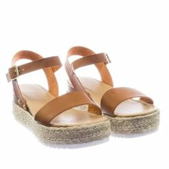 Soda New Clip Vintage Espadrille Jute Wrap Flatform Flat Sandal Shark Tooth Eva Outsole