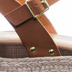 Soda New Clip Vintage Espadrille Jute Wrap Flatform Flat Sandal Shark Tooth Eva Outsole