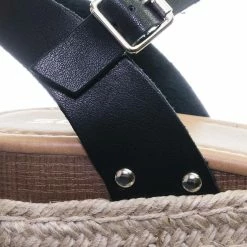 Soda New Clip Vintage Espadrille Jute Wrap Flatform Flat Sandal Shark Tooth Eva Outsole