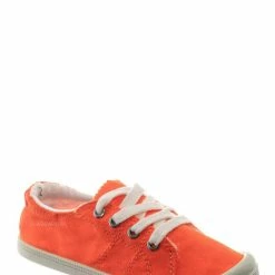 Soda Comfort01K Neon Vintage Flexible Rubber Sneaker - Girl Canvas Comfort Bendable Shoes New