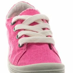 Soda Comfort01K Neon Vintage Flexible Rubber Sneaker - Girl Canvas Comfort Bendable Shoes New