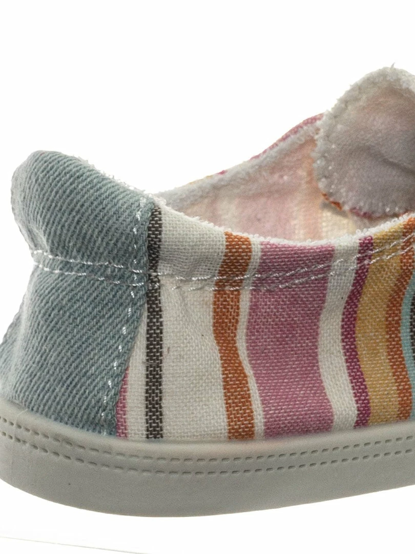 Soda Comfort01K Vintage Flexible Rubber Sneaker - Girl Canvas Comfort Bendable Shoes