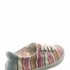 Soda Comfort01K Vintage Flexible Rubber Sneaker - Girl Canvas Comfort Bendable Shoes