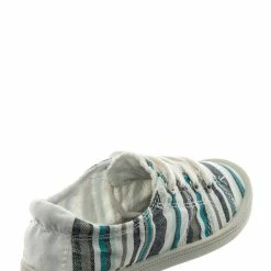 Soda Comfort01K Vintage Flexible Rubber Sneaker - Girl Canvas Comfort Bendable Shoes