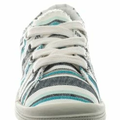 Soda Comfort01K Vintage Flexible Rubber Sneaker - Girl Canvas Comfort Bendable Shoes