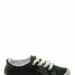 Soda Comfort01K Vintage Flexible Rubber Sneaker - Girl Canvas Comfort Bendable Shoes