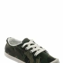 Soda Comfort01K Vintage Flexible Rubber Sneaker - Girl Canvas Comfort Bendable Shoes