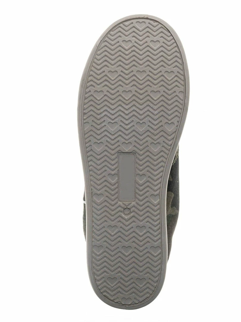 Soda Comfort01K Vintage Flexible Rubber Sneaker - Girl Canvas Comfort Bendable Shoes