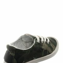 Soda Comfort01K Vintage Flexible Rubber Sneaker - Girl Canvas Comfort Bendable Shoes