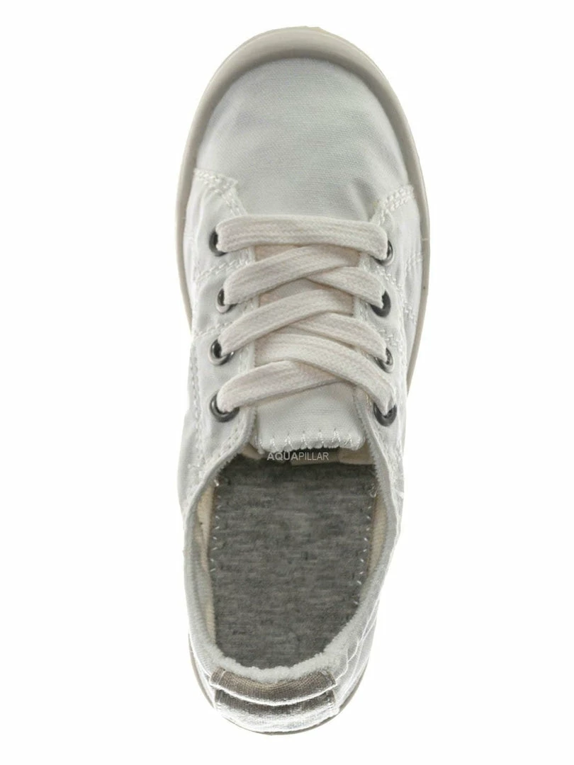 Soda Comfort01K Vintage Flexible Rubber Sneaker - Girl Canvas Comfort Bendable Shoes