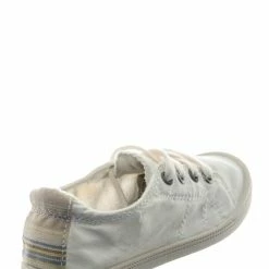 Soda Comfort01K Vintage Flexible Rubber Sneaker - Girl Canvas Comfort Bendable Shoes