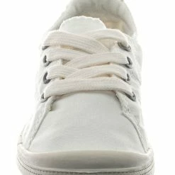 Soda Comfort01K Vintage Flexible Rubber Sneaker - Girl Canvas Comfort Bendable Shoes