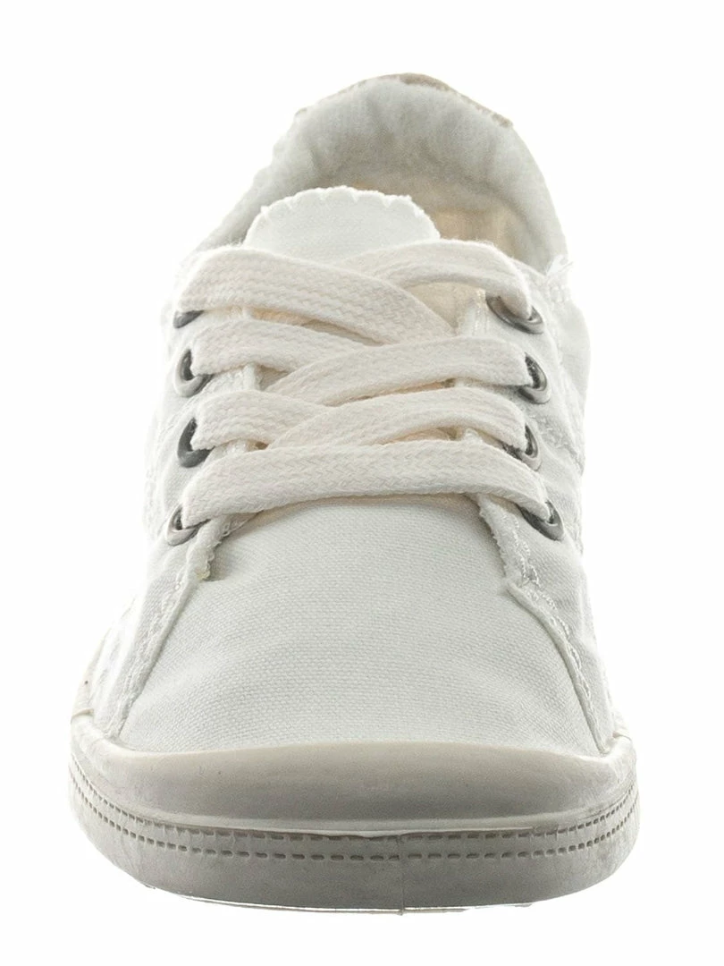 Soda Comfort01K Vintage Flexible Rubber Sneaker - Girl Canvas Comfort Bendable Shoes