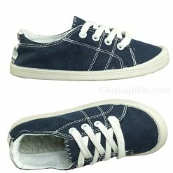 Soda Comfort01K Vintage Flexible Rubber Sneaker - Girl Canvas Comfort Bendable Shoes