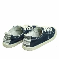 Soda Comfort01K Vintage Flexible Rubber Sneaker - Girl Canvas Comfort Bendable Shoes