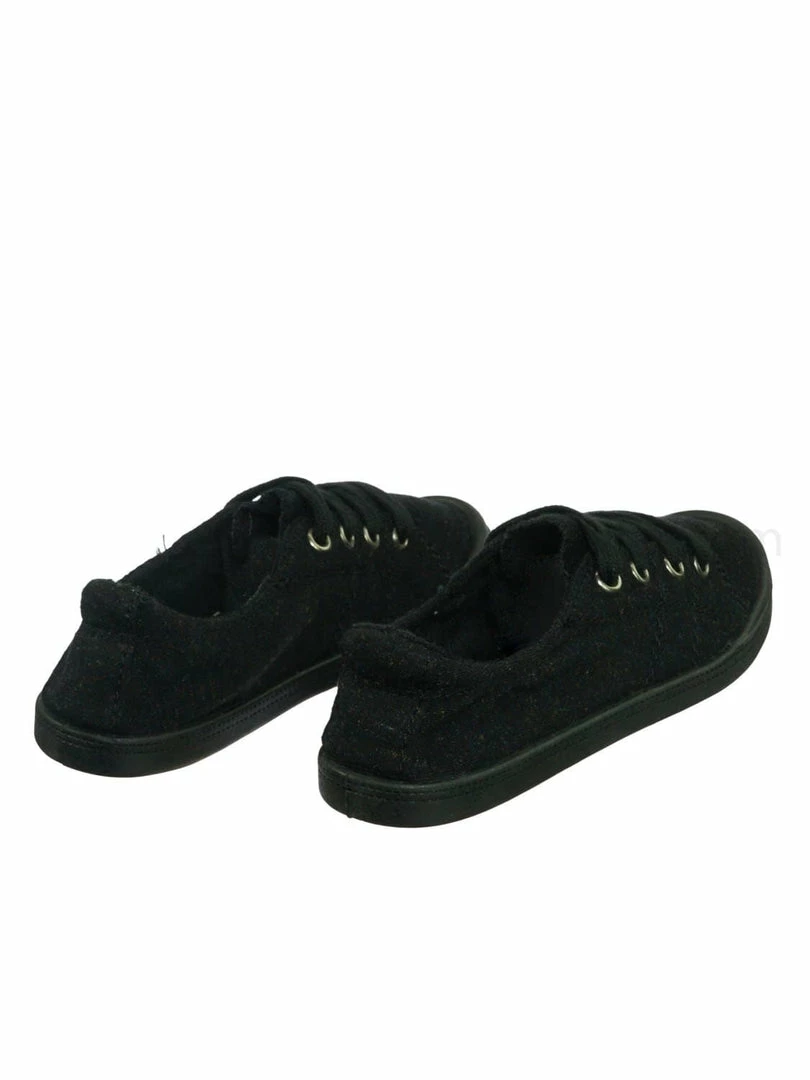 Soda Comfort01K Vintage Flexible Rubber Sneaker - Girl Canvas Comfort Bendable Shoes