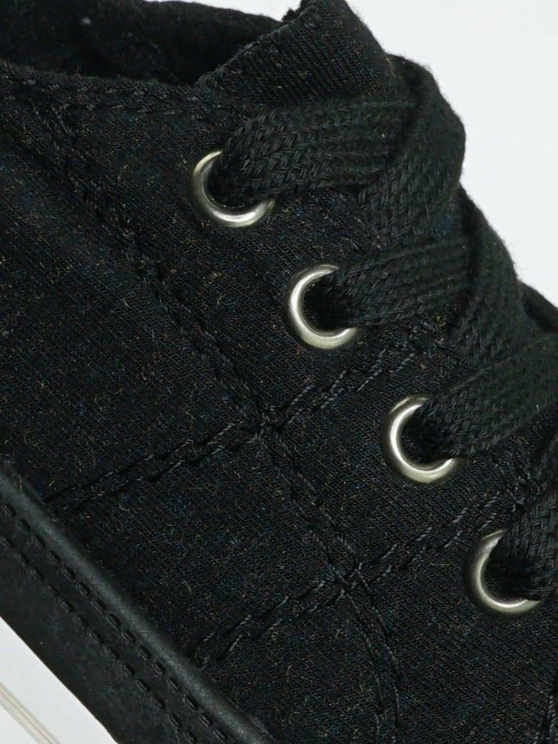 Soda Comfort01K Vintage Flexible Rubber Sneaker - Girl Canvas Comfort Bendable Shoes