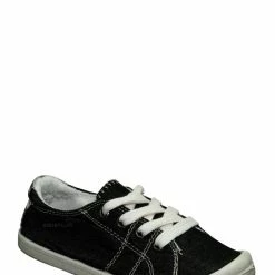 Soda Comfort01K Vintage Flexible Rubber Sneaker - Girl Canvas Comfort Bendable Shoes