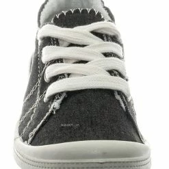 Soda Comfort01K Vintage Flexible Rubber Sneaker - Girl Canvas Comfort Bendable Shoes