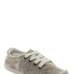 Soda Comfort01K Vintage Flexible Rubber Sneaker - Girl Canvas Comfort Bendable Shoes