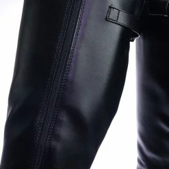 Soda Court Fashion Riding Boots W Low Block Heel New