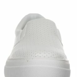 Soda New Croft Perforated Padded Platform Sneaker - Slip On Slide In Athleisure Loafers