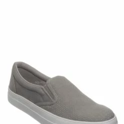 Soda New Croft Perforated Padded Platform Sneaker - Slip On Slide In Athleisure Loafers