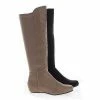 Entry By Soda, Knee High Stretchy Shaft Zip Up Riding Boots New