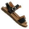 Soda Gospel Wide Flexible Yoga Rubber Padded Sandal - Comfortable Insole Flat Sandal