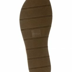 Soda Gospel Wide Flexible Yoga Rubber Padded Sandal - Comfortable Insole Flat Sandal