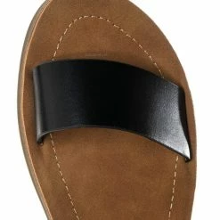 Soda Gospel Wide Flexible Yoga Rubber Padded Sandal - Comfortable Insole Flat Sandal