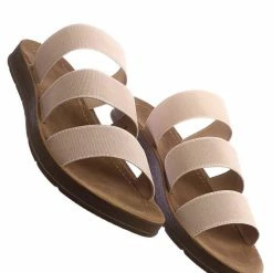 Soda Hoping Soft Foam Slide In Slippers W Elastic Band