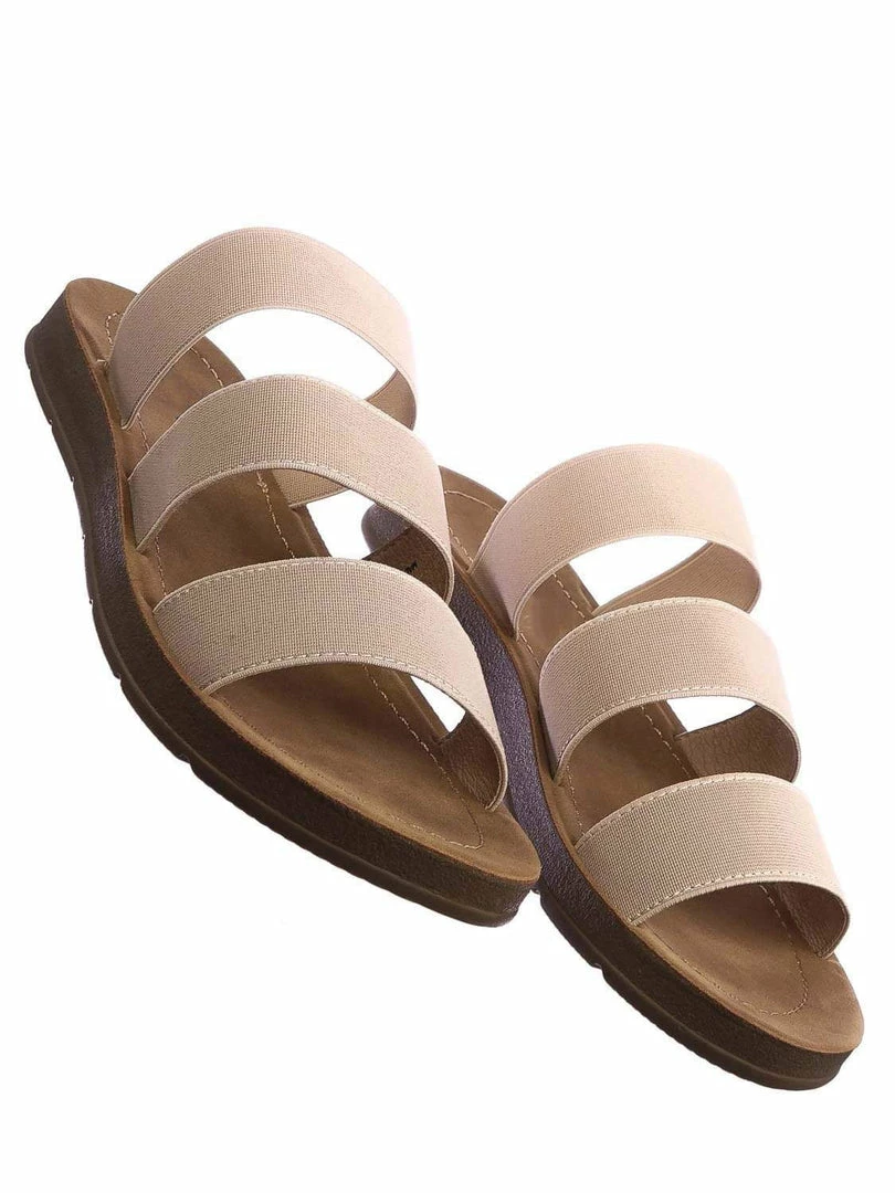 Soda Hoping Soft Foam Slide In Slippers W Elastic Band