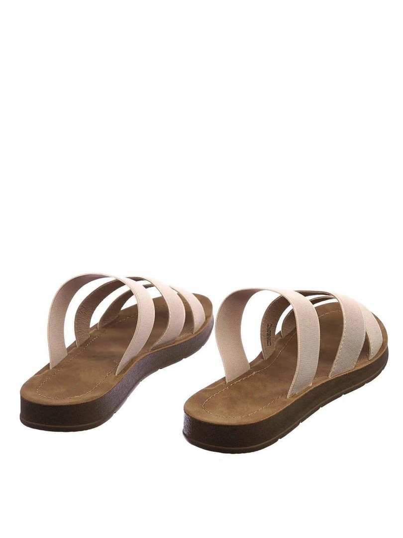 Soda Hoping Soft Foam Slide In Slippers W Elastic Band