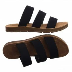 Soda Hoping Soft Foam Slide In Slippers W Elastic Band