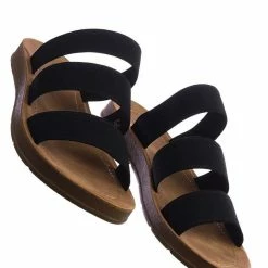 Soda Hoping Soft Foam Slide In Slippers W Elastic Band