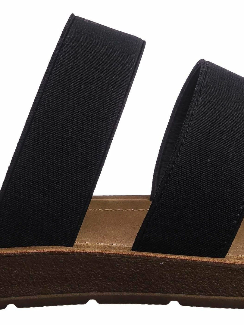 Soda Hoping Soft Foam Slide In Slippers W Elastic Band