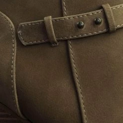 Soda New House Fashion Western Bikers Motorcycle Block Heel Ankle Bootie W Belt