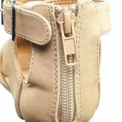 Soda Kiner-IIS Children Girl Flat Round Toe D'Orsay Open Shank Flats