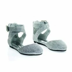 Soda Kiner-IIS Children Girl Flat Round Toe D'Orsay Open Shank Flats