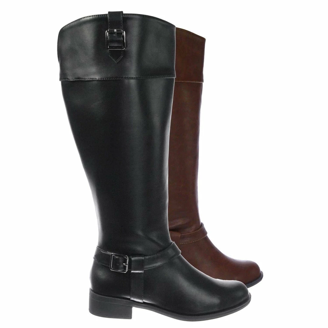Soda MicaW Women Wide Calf Riding Boots