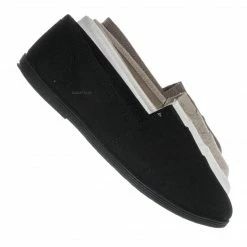 Soda New Obji Soft Flexible Slip On Sneaker - Unisex Round Toe Linen Canvas Shoe