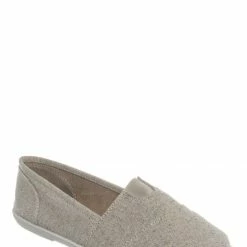 Soda New Obji Soft Flexible Slip On Sneaker - Unisex Round Toe Linen Canvas Shoe